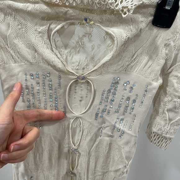 POSTER GIRL FLORAL MIRANDA DRESS IN BUTTER - Picture 9 of 12